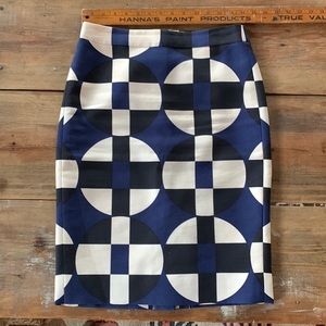bundle any 3 skirts for $25  🎉 J. Crew Geometric Print  No. 2 Pencil Skirt